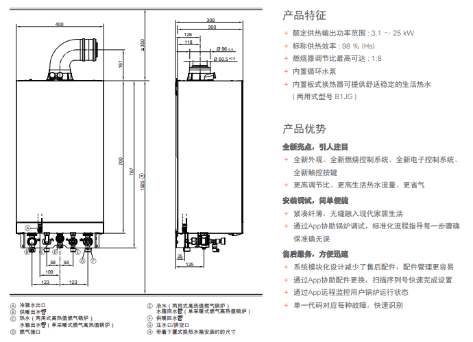 Vitodens 100-C B1JG 25KW�ڒ�t(�����t��